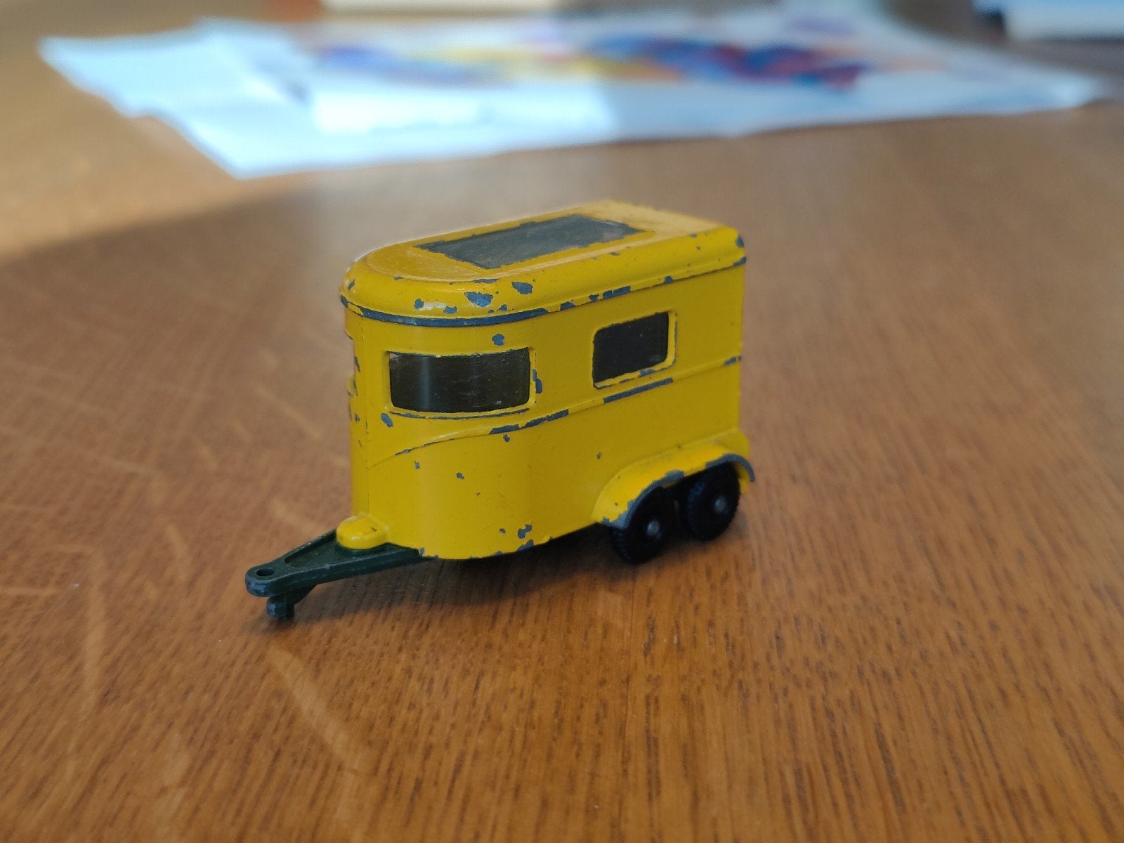 Matchbox Pony Trailer GEEL, Ophalen of Verzenden, Bus of Vrachtwagen