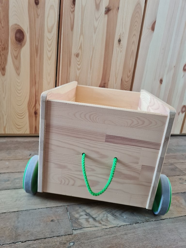 FLISAT Speelgoedkist op wielen, 38x43x29 cm, Kinderen en Baby's, Ophalen, Zo goed als nieuw, Duw- of Trekspeelgoed
