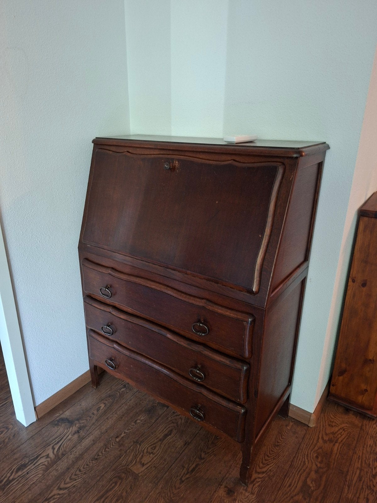 Antiek secretaire bureau met lades, Ophalen of Verzenden