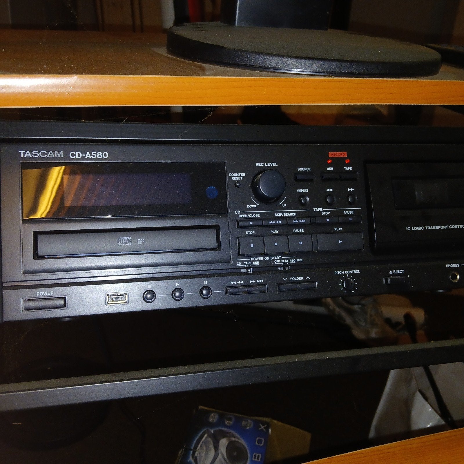 TASCAM CD-A580 CD-speler en cassettedeck combo, Audio, Tv en Foto, Cd-spelers, Ophalen, Gebruikt, Overige merken
