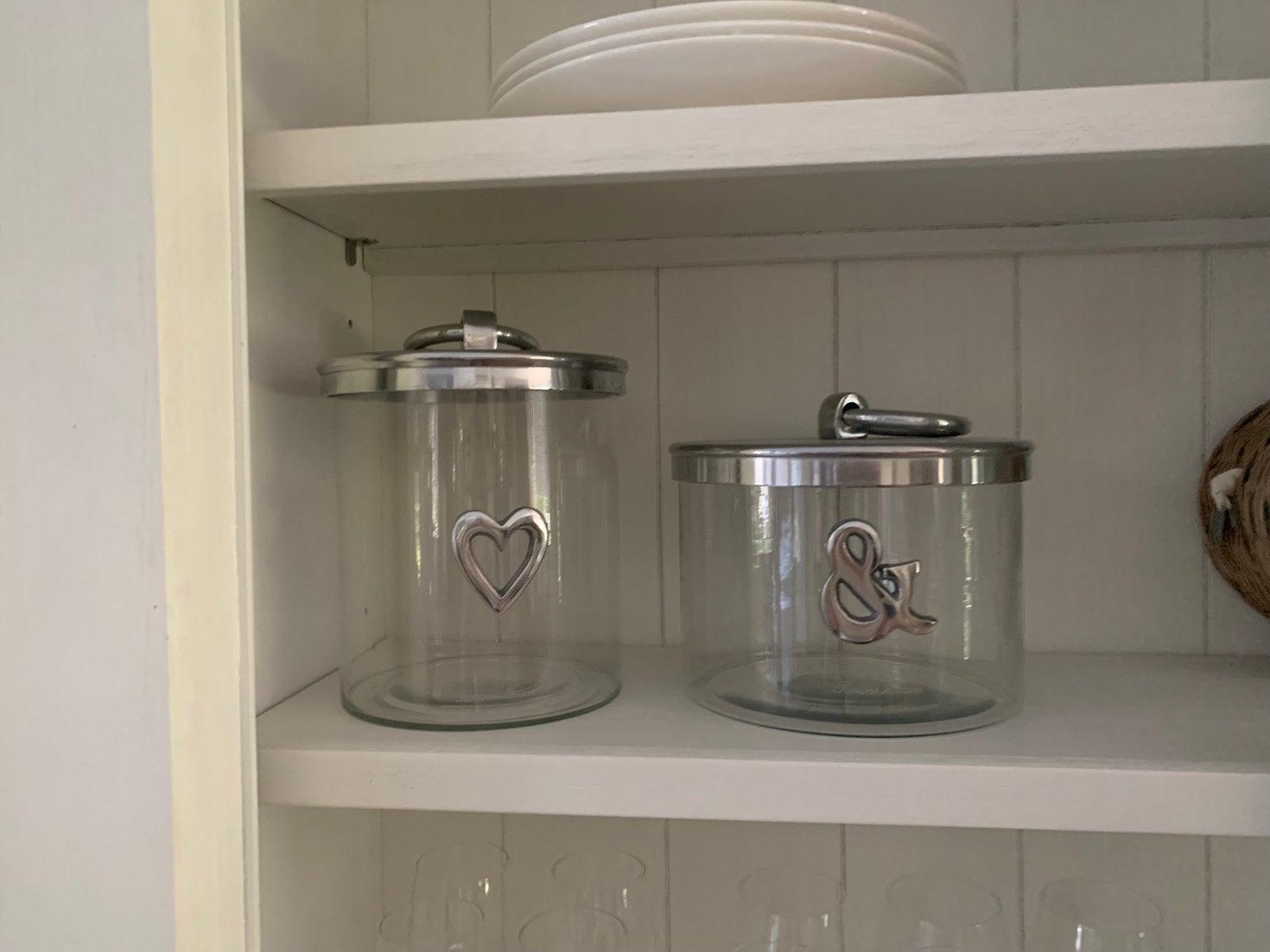 Rivièra Maison voorraadpotten glas set – nieuwstaat, Ophalen of Verzenden, Nieuw, Glas, Pot, Bus of Blik