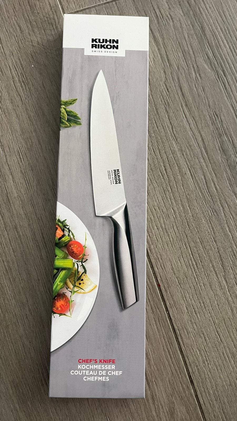 Nieuw Kuhn Rikon koksmes, Los bestek, Nieuw, Rvs of Chroom, Overige merken