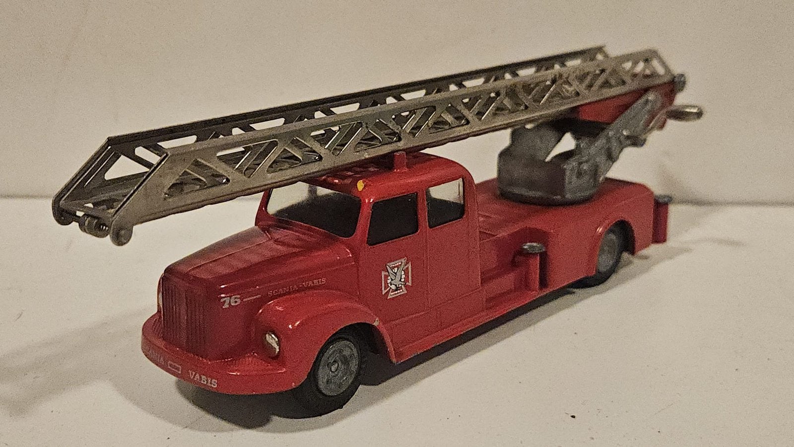 Tekno denmark scania brandweer, Ophalen of Verzenden, Zo goed als nieuw, Bus of Vrachtwagen