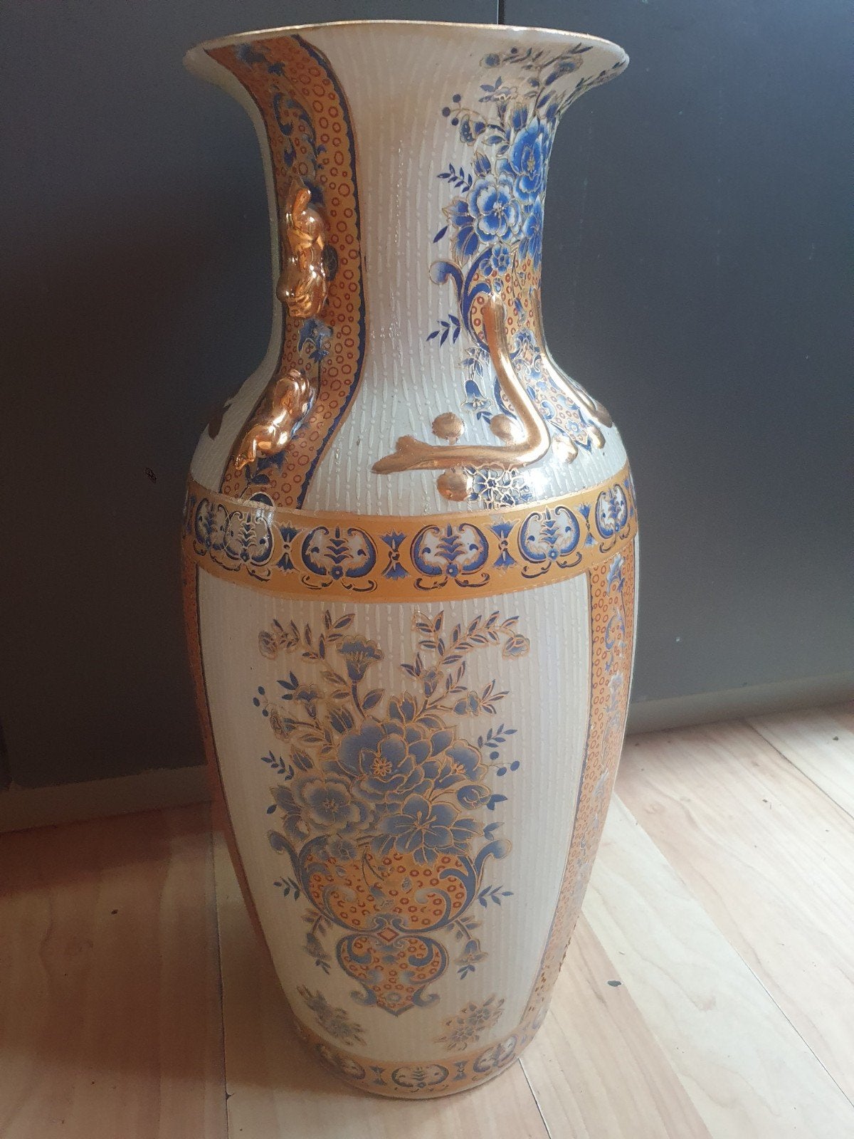 Chinese vaas, Huis en Inrichting, Woonaccessoires | Vazen, Gebruikt, Overige kleuren, Natuurlijk materiaal, Ophalen of Verzenden