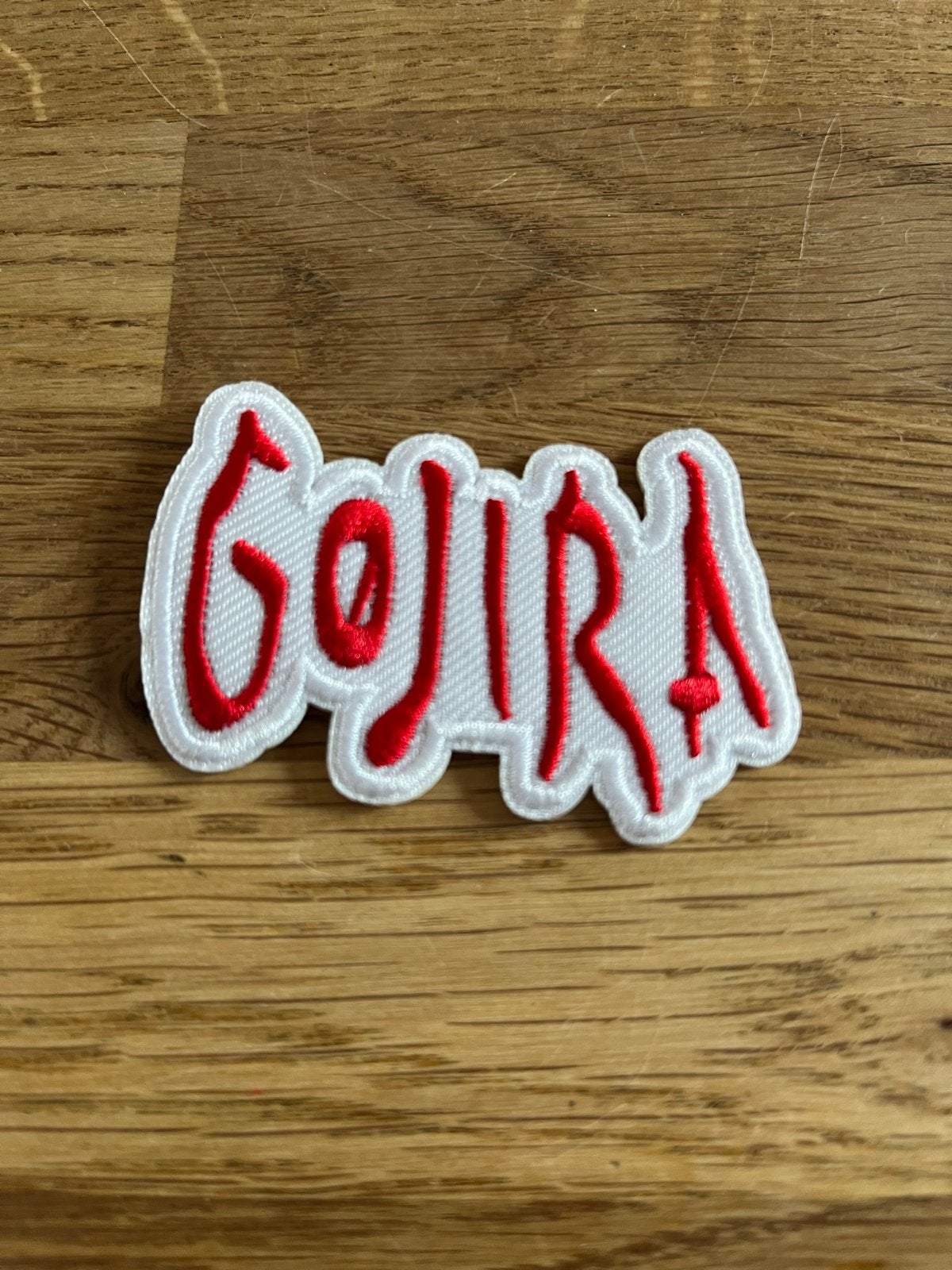 Gojira Opstrijk Patch - Band Logo Applicatie, Ophalen of Verzenden, Nieuw, Overige applicaties