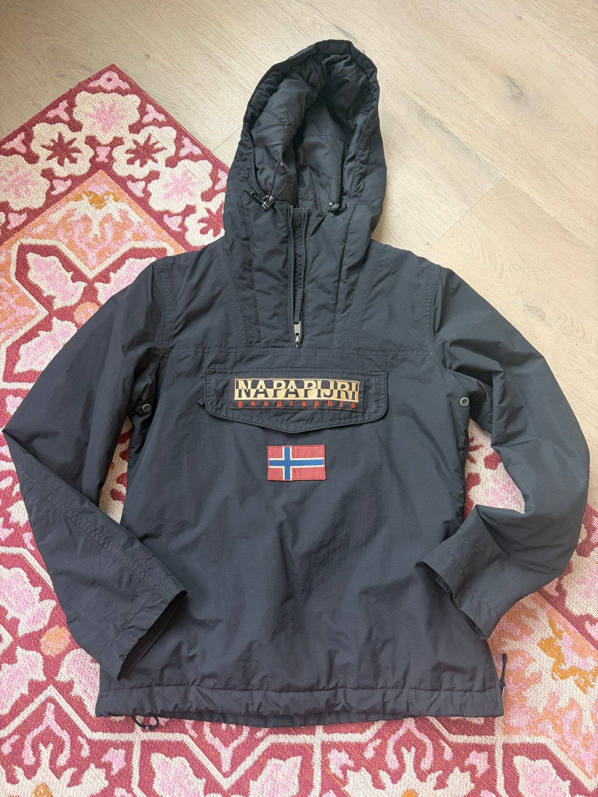 Napapijri Ski / winter Jas Zwart - maat M, Ophalen of Verzenden, Gedragen, Maat 38/40 (M), Jack