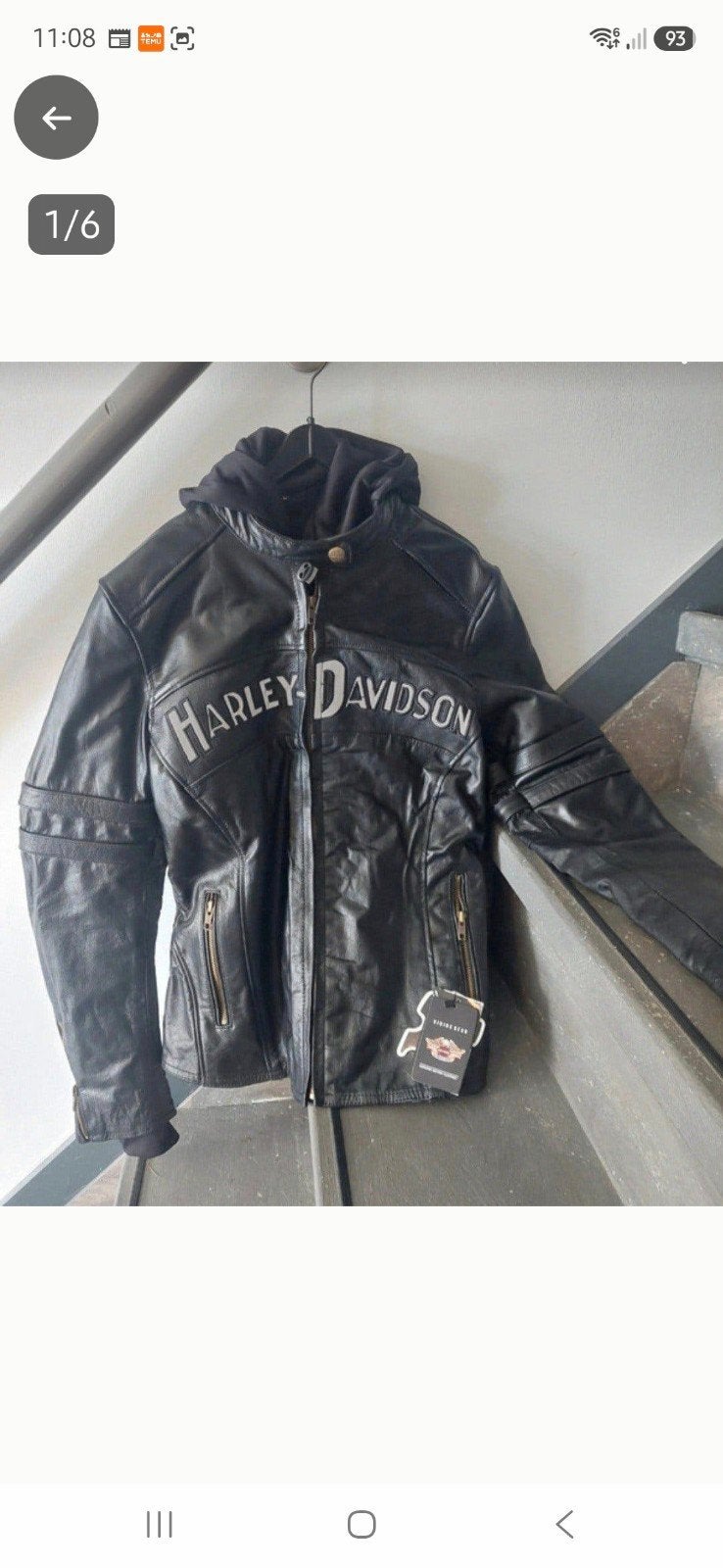 Harley davidson jack dames mt 40/42, Ophalen of Verzenden, Nieuw met kaartje, Dames, Jas | leer