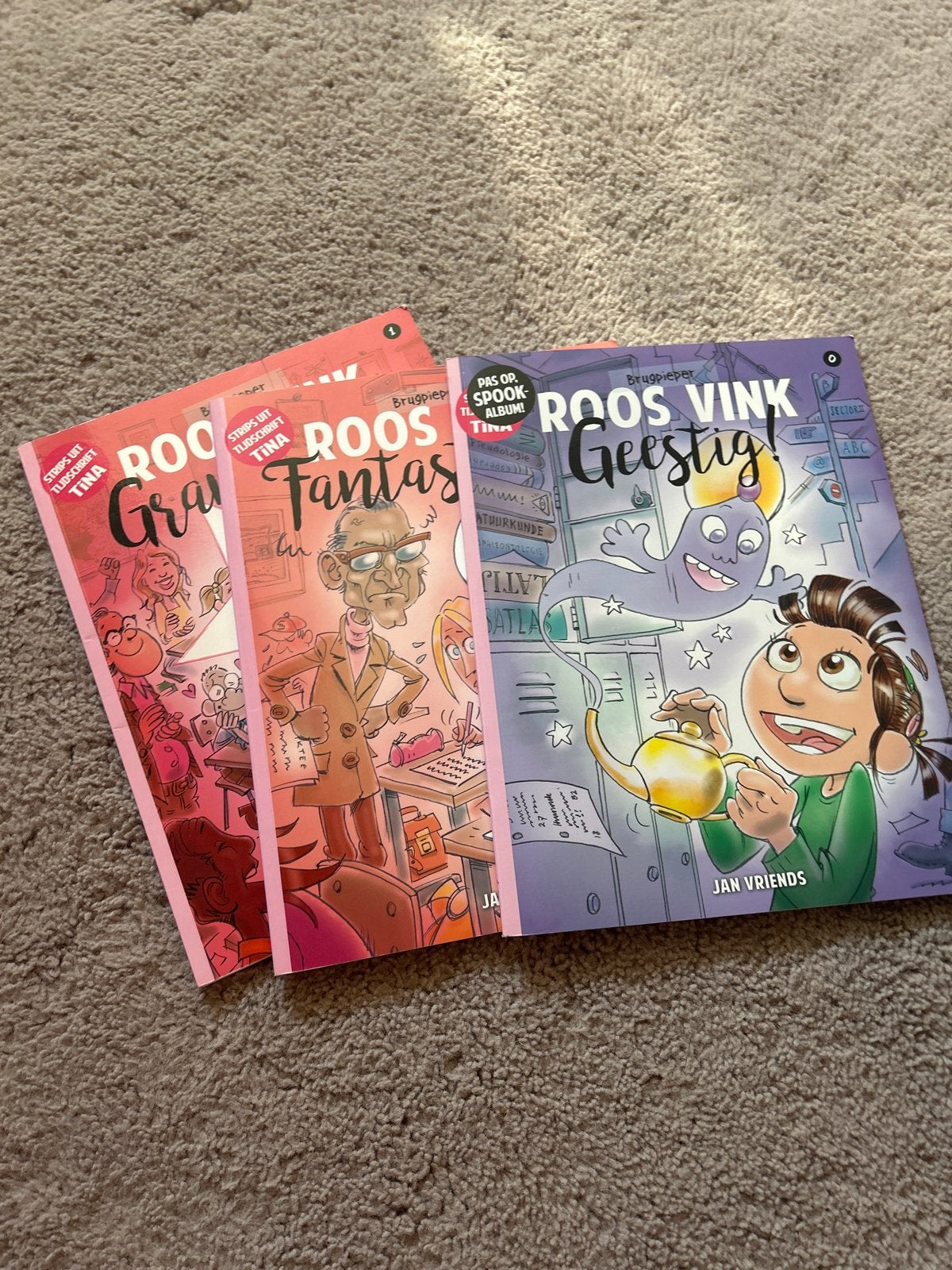 3 Roos Vink stripboeken - Tina strips, Boeken, Stripboeken, Gelezen, Meerdere stripboeken, Ophalen of Verzenden