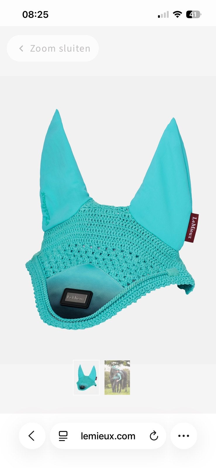 GEZOCHT AZURE SPECTRUM OORNETJE MAAT M, Ophalen of Verzenden, Dressuur