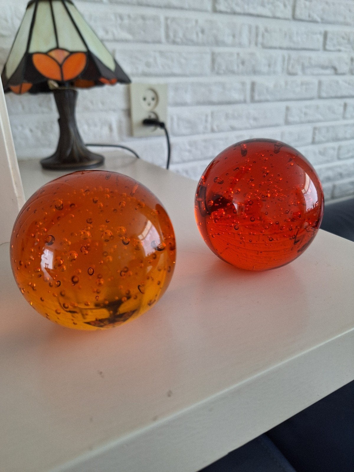 glazen bollen/presspapier, Ophalen