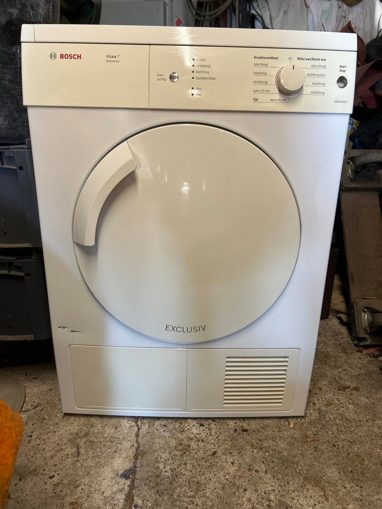 Bosch Maxx 7 Sensitive Luchtafvoerdroger - Gebruikt, Ophalen, 6 tot 8 kg, Gebruikt, Luchtafvoer
