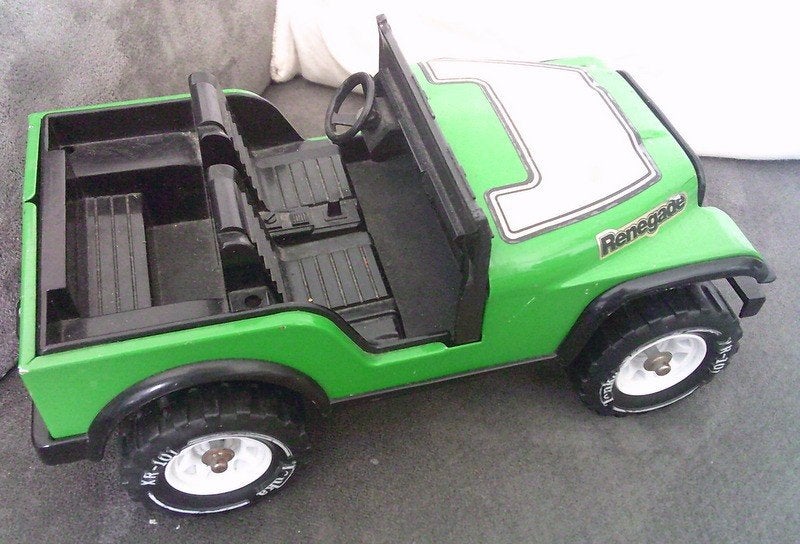 TONKA JEEP renegade groen made in USA 1970, Ophalen of Verzenden, Gebruikt, Auto