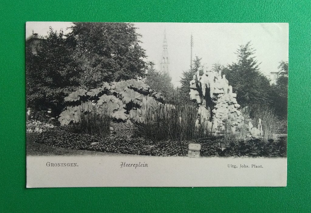 Groningen, Heereplein. Klf, Verzenden, 1940 tot 1960, Ongelopen, Groningen
