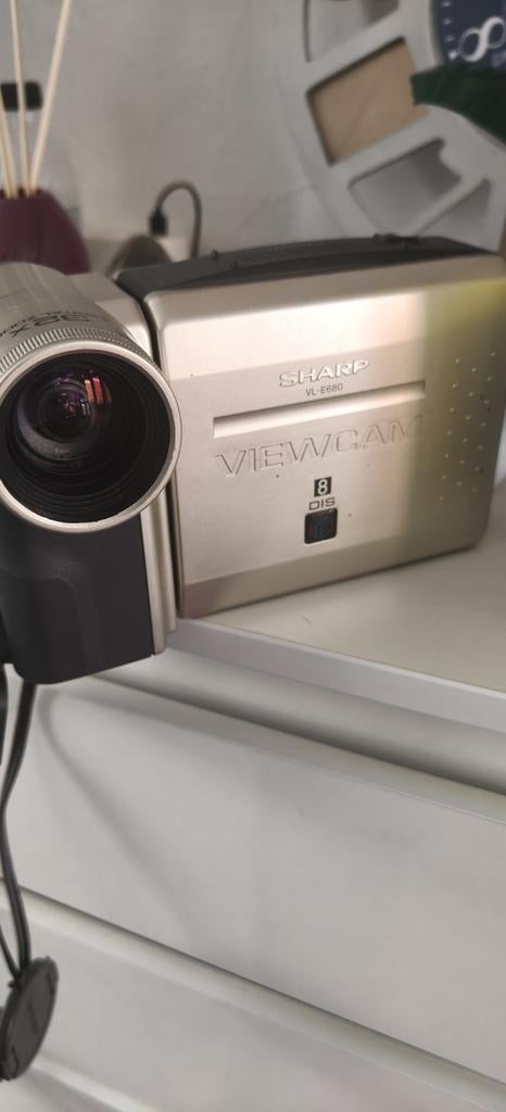 Vintage videó camera Sharp 2 akku video kamera, Ophalen of Verzenden, Overige resoluties