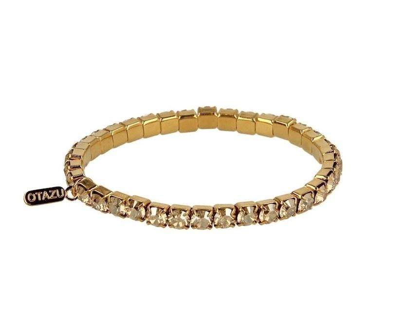 Otazu Alice Armband Gold, Sieraden, Tassen en Uiterlijk, Armbanden, Met kristal, Nieuw, Ophalen of Verzenden, Goud