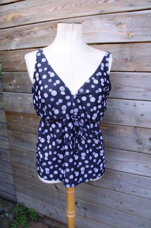 Tankinitop zwart/ wit Lascana mt 44F cup Vaste prijs, Kleding | Dames, Badmode en Zwemkleding, Lascana, Zwart, Ophalen of Verzenden