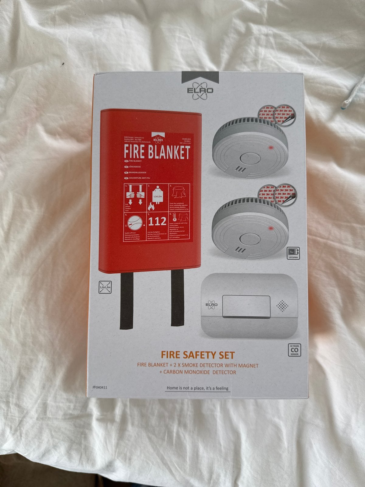 ELRO Brandpreventieset: Rookmelders, CO Melder, Blusdeken, Doe-het-zelf en Verbouw, Alarmsystemen, Nieuw, Ophalen of Verzenden