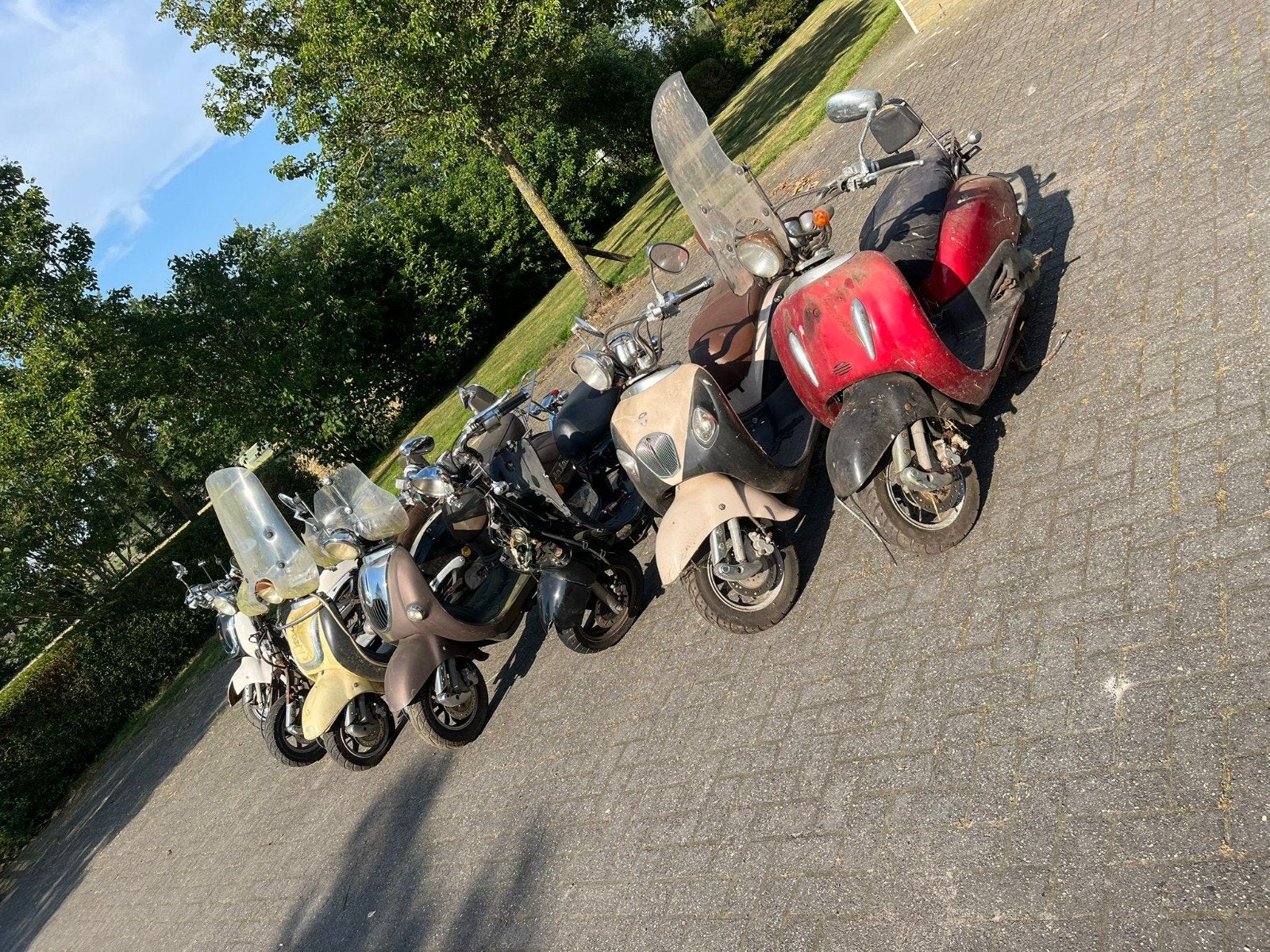 Partij loop of sloop scooters 6 stuks, Ophalen of Verzenden, Gebruikt, Overige typen, Overige merken