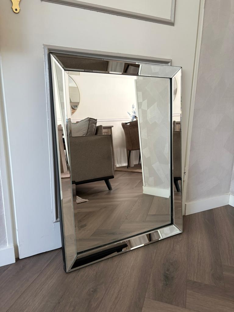 Spiegel met spiegelrand Eric Kuster style, Huis en Inrichting, Woonaccessoires | Spiegels, Ophalen of Verzenden, Zo goed als nieuw