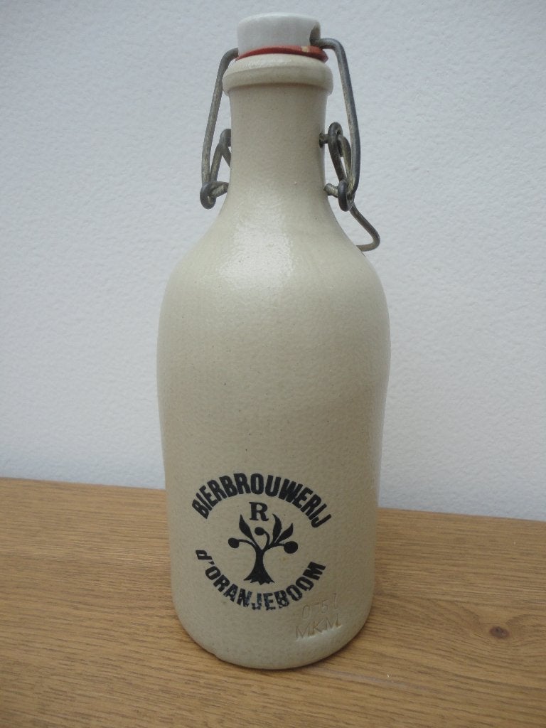 Aardewerk beugelkruik bierbrouwerij Oranjeboom, Ophalen of Verzenden, Zo goed als nieuw, Flesje(s), Oranjeboom