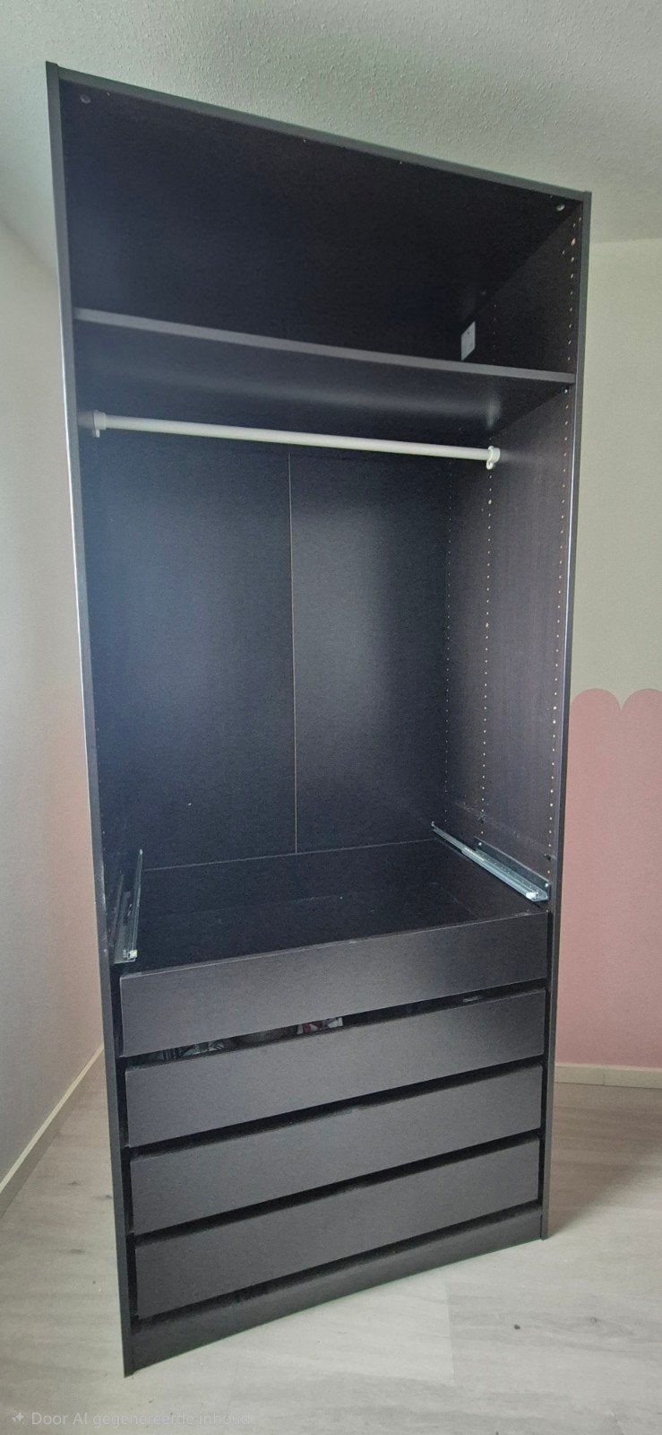Zwartbruine ikea pax kasten, Huis en Inrichting, Ophalen, 50 tot 100 cm, Zo goed als nieuw, 50 tot 75 cm
