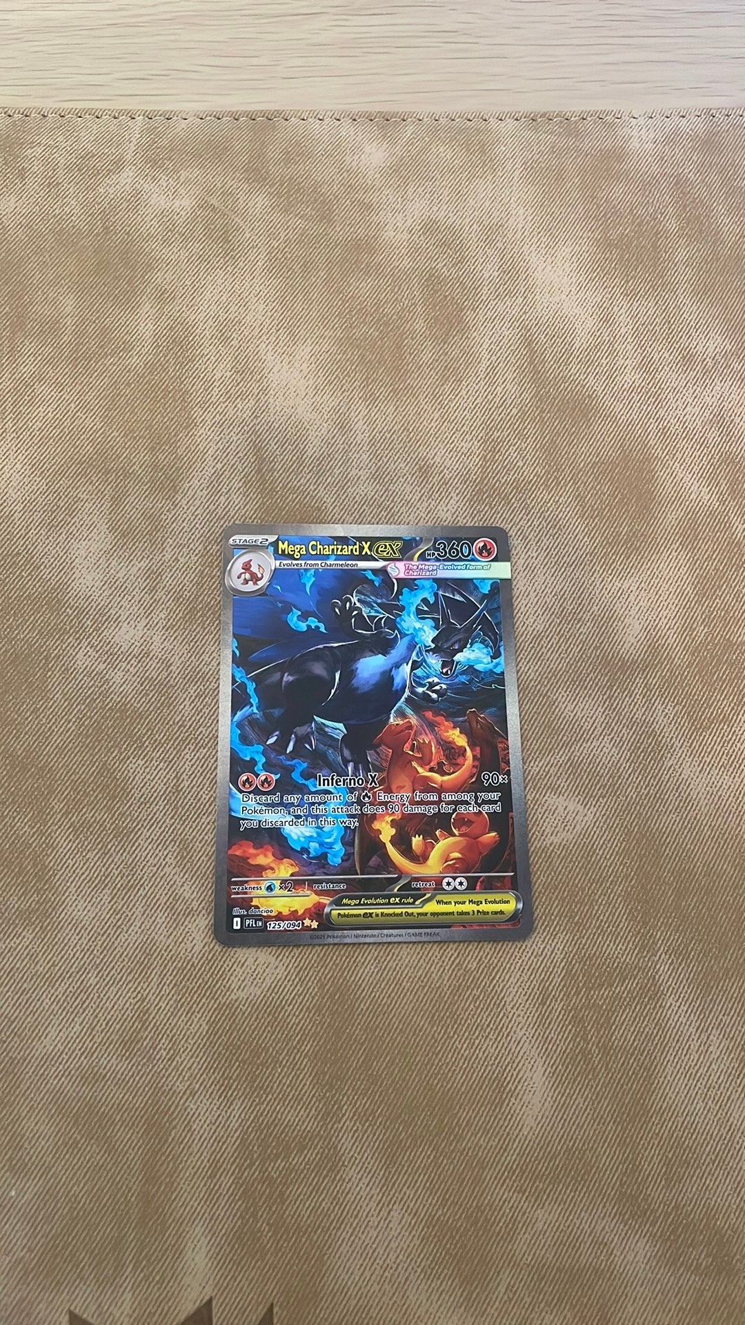 Mega Charizard EX #125, Hobby en Vrije tijd, Verzamelkaartspellen | Pokémon, Ophalen of Verzenden, Zo goed als nieuw
