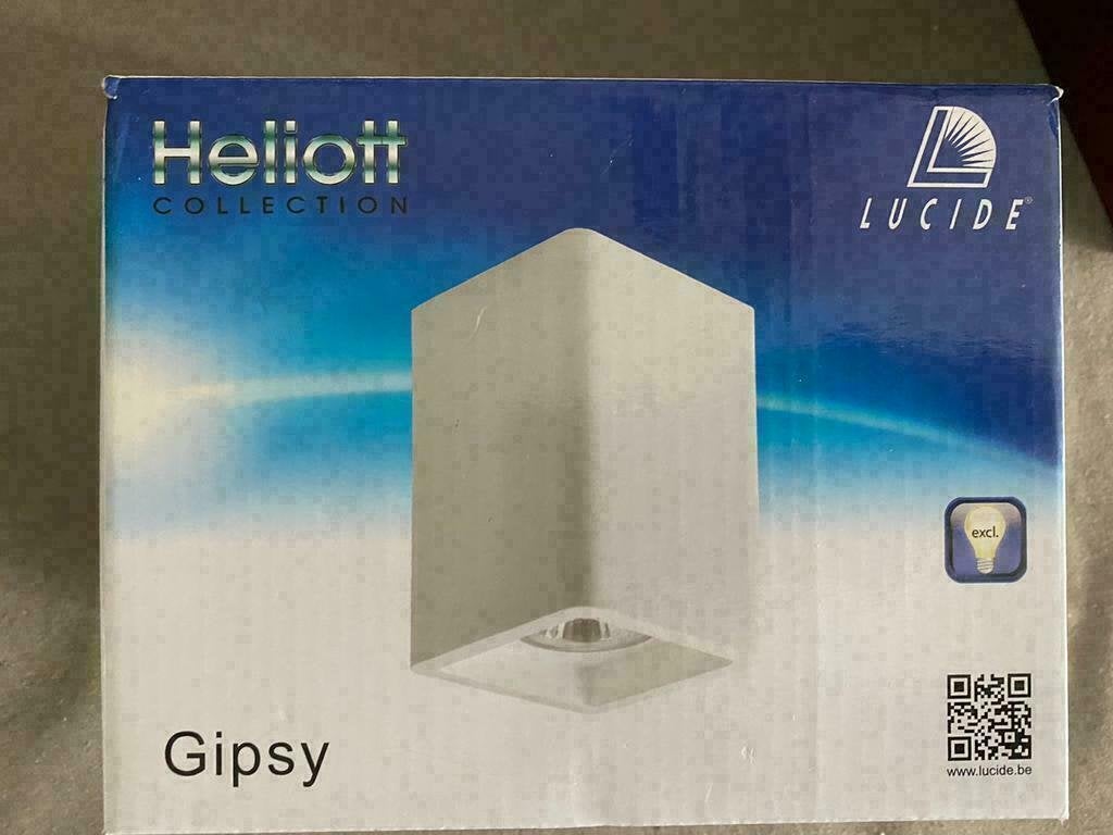 Lucide GIPSY - Plafondspot - GU10 nieuw in doos, Ophalen of Verzenden, Nieuw, Plafondspot of Wandspot