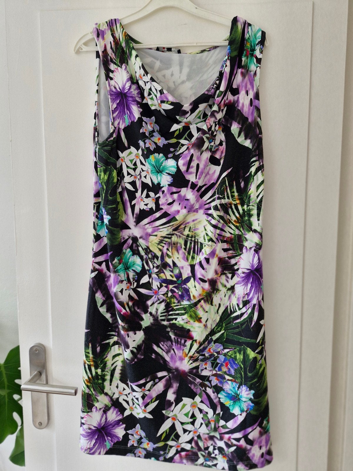 Fabiani jurk met bloemenprint, maat 46, Meerkleurig, Maat 46/48 (XL) of groter, Ophalen of Verzenden, Zo goed als nieuw