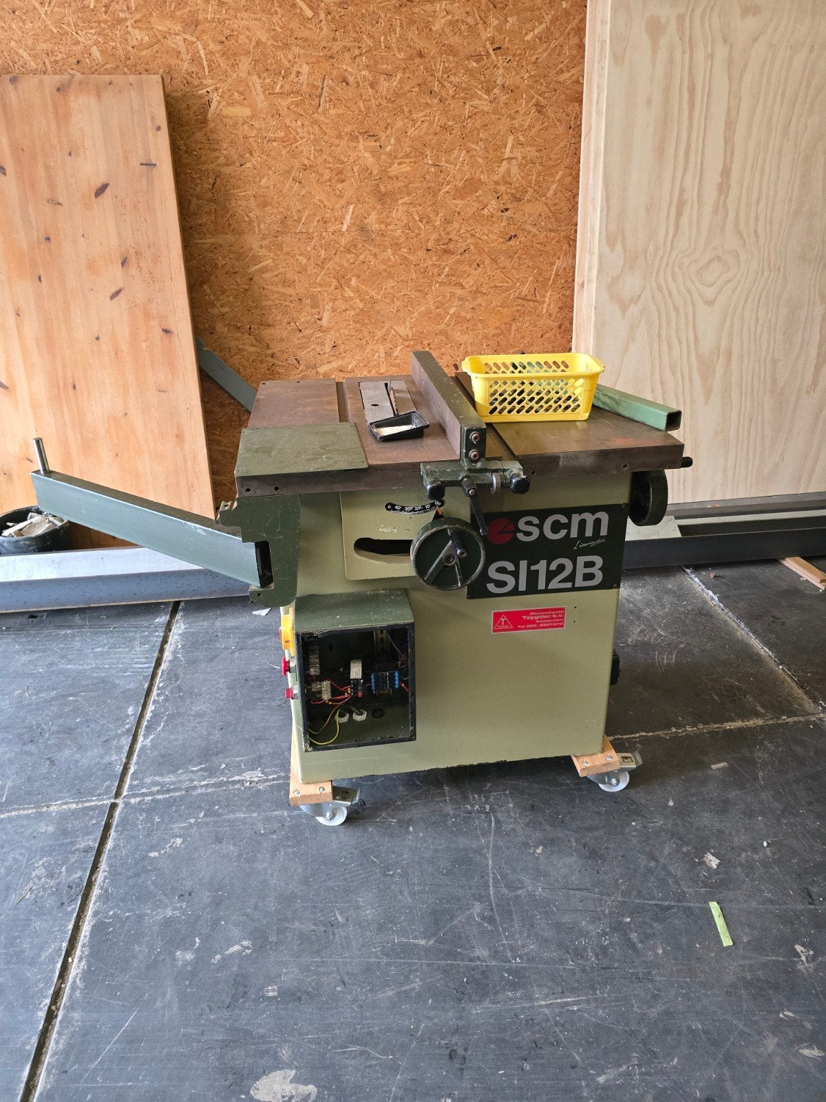 SCM SI12B Cirkelzaag - Project voor de handige klusse, Doe-het-zelf en Verbouw, Ophalen, Gebruikt, Cirkelzaag, 70 mm of meer