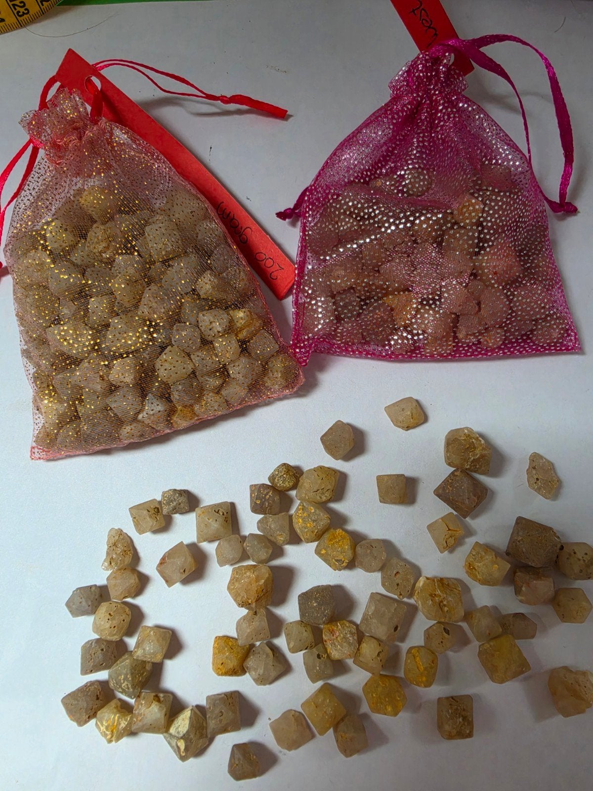 Zakje Beta Kwarts - 100 gram en 200 gram, Ophalen, Gebruikt