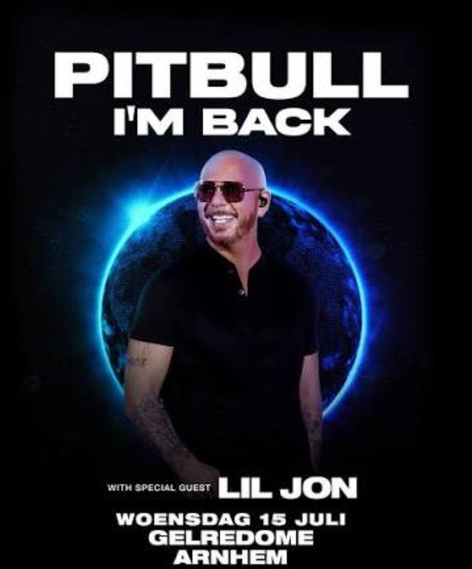 Te koop: Twee tickets voor Pitbull, Tickets en Kaartjes, Twee personen, Juli