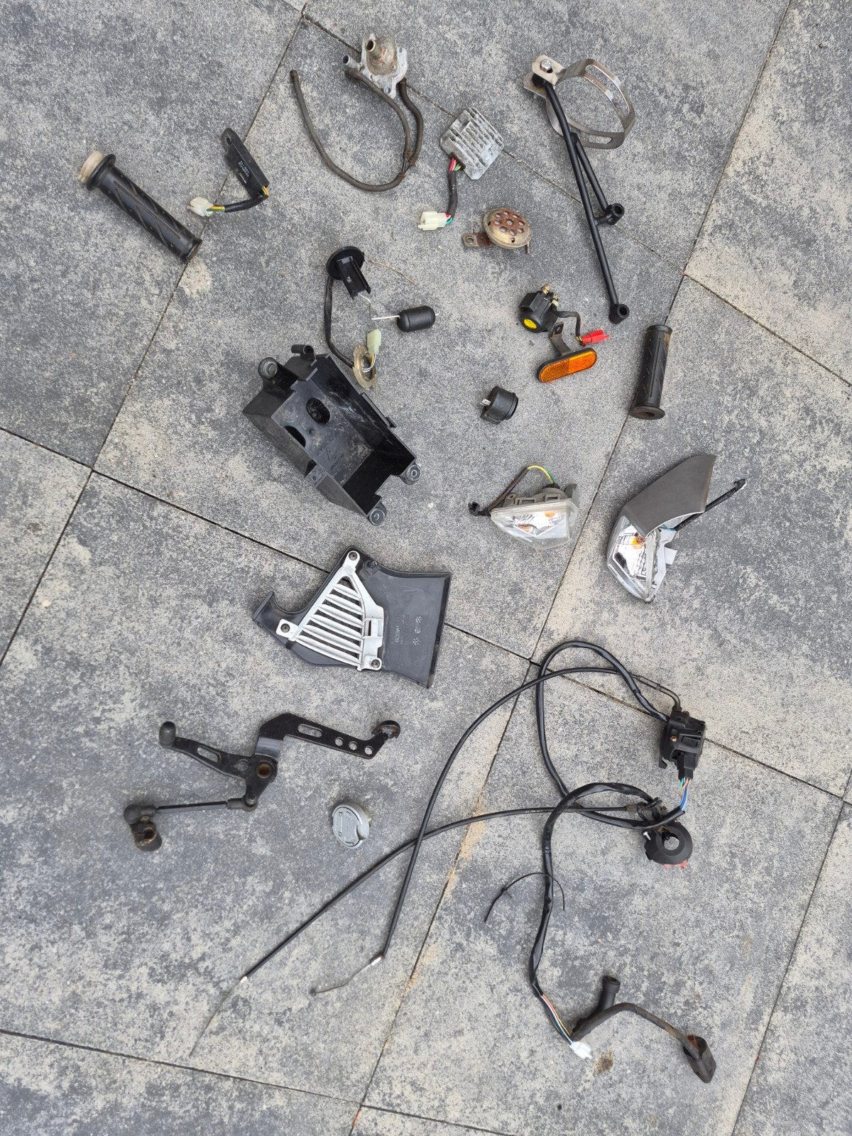 Kymco K-Pipe onderdelen: koplamp, zadel, elektronica, Ophalen of Verzenden, Gebruikt