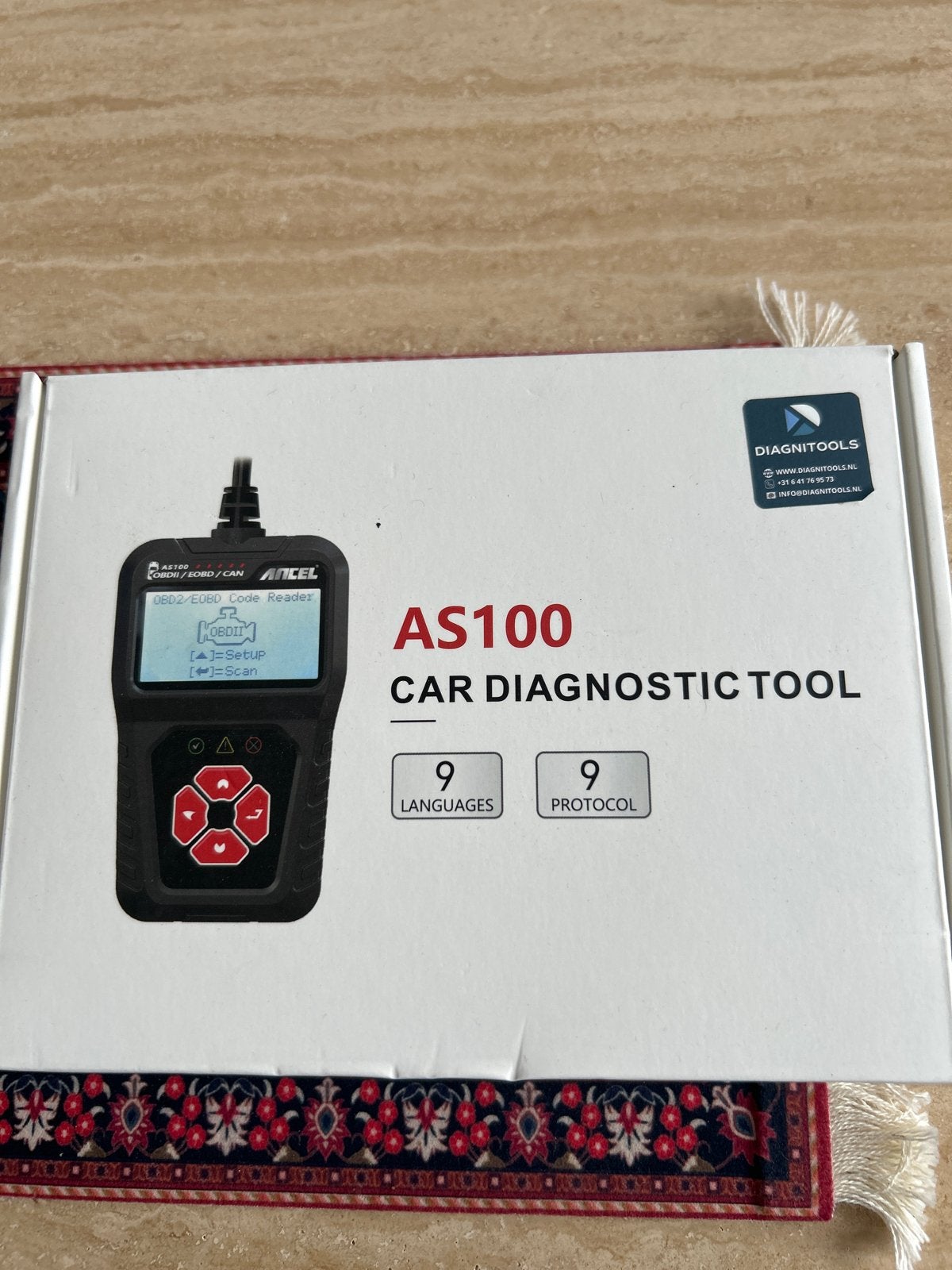 ANCEL AS100 OBD II Auto Diagnosetool - Nieuw in doos, Ophalen of Verzenden, Nieuw