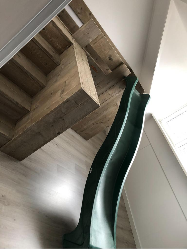 Halve hoogslapers ZONDER glijbaan, Ophalen, 90 cm, Eenpersoons, Minder dan 160 cm