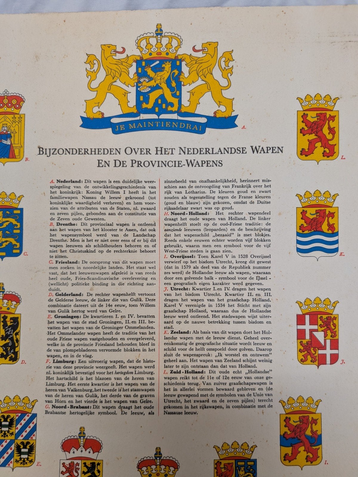 Vintage Nutricia Provincieglazen – Complete Set 12 Stuks, Ophalen of Verzenden