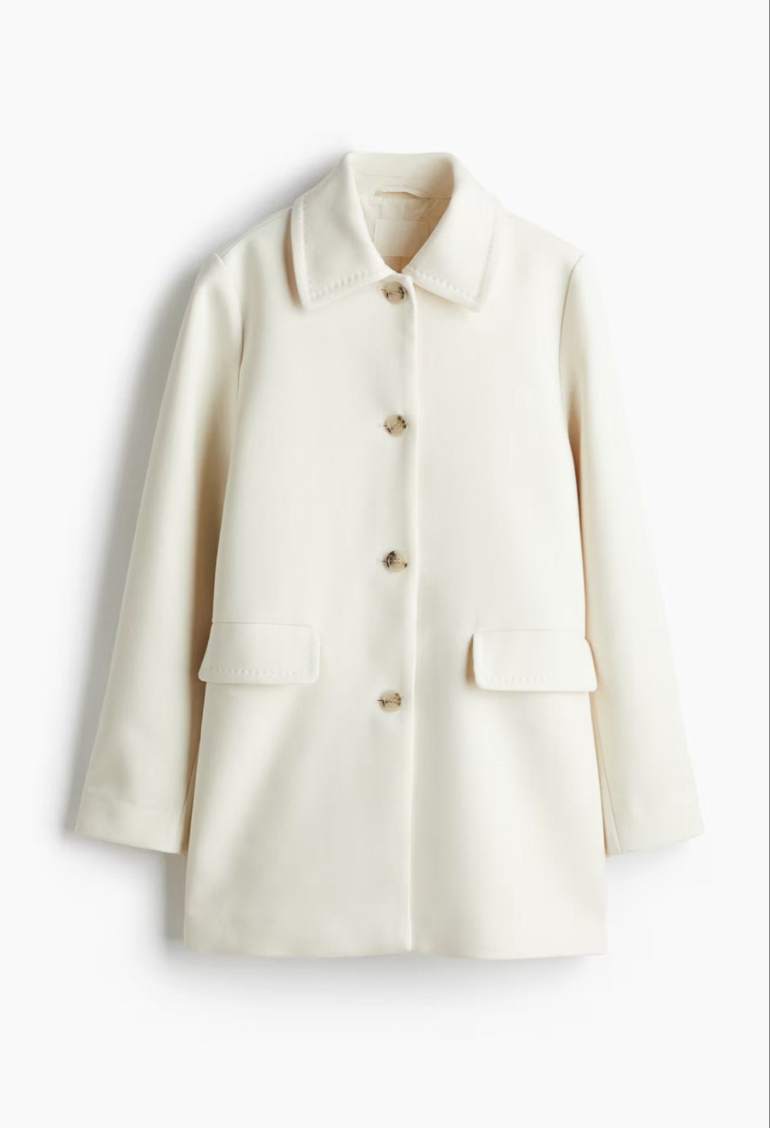 Stijlvolle Crèmekleurige Jas - Maat XS, Ophalen of Verzenden, Zo goed als nieuw, Maat 34 (XS) of kleiner, Beige