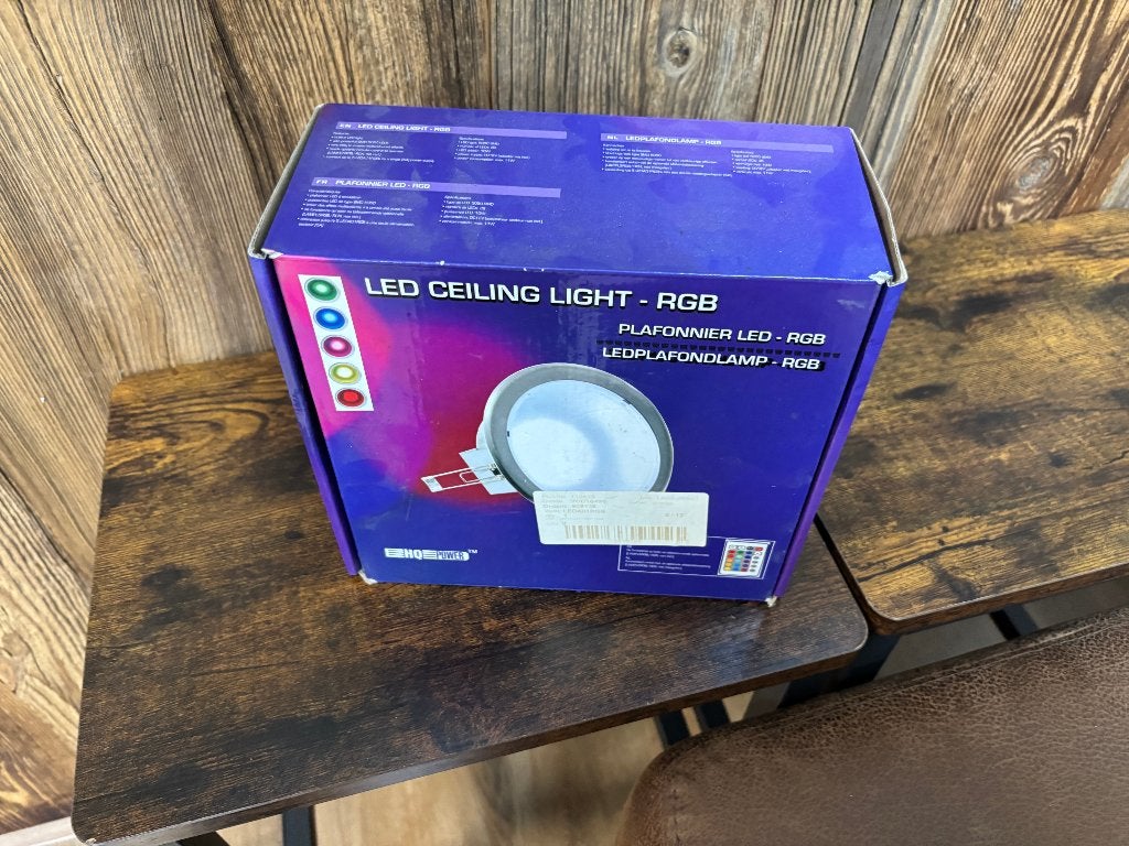 HQ power RGB LED inbouwspots 12 V 11 W  6 stuks, Meerkleurig, Overige typen, Nieuw, Overige fittingen