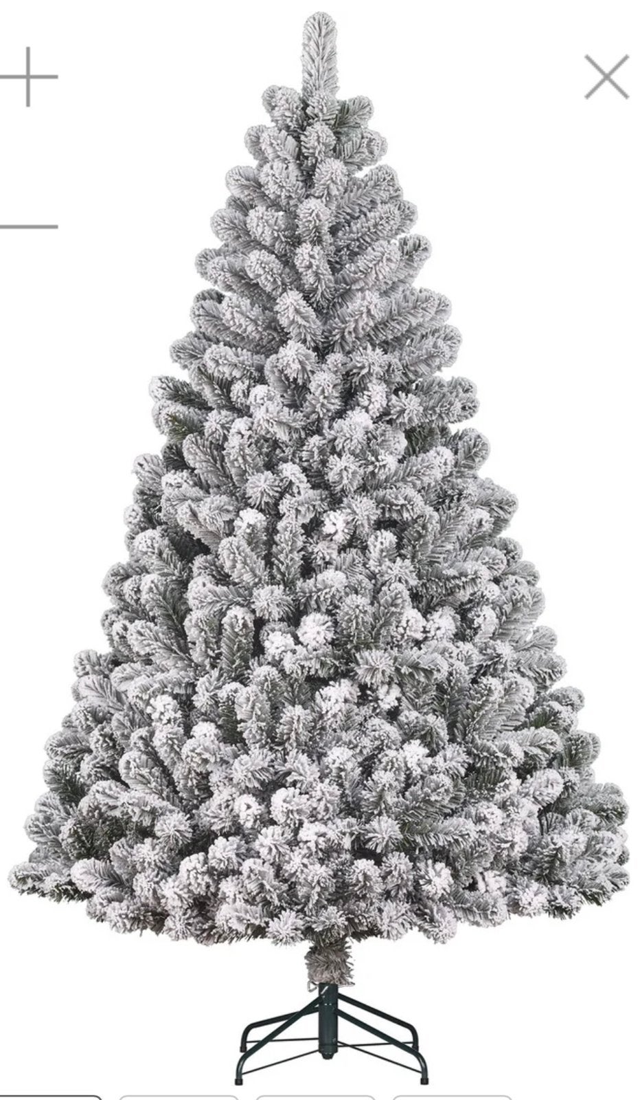 Black Box kunstkerstboom Charlton besneeuwd D 115 H 185 cm, Diversen, Kerst, Ophalen, Zo goed als nieuw