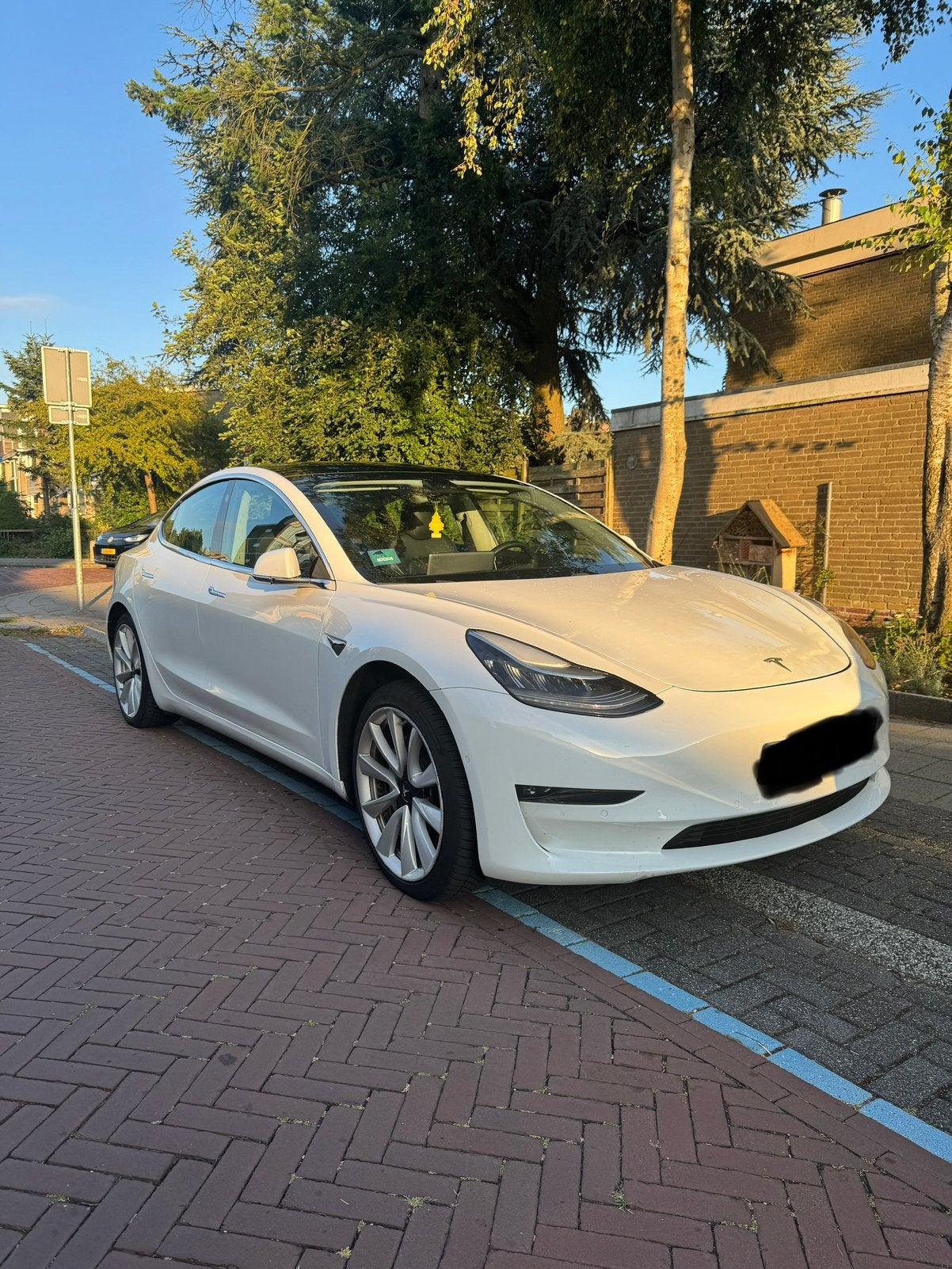 Tesla Model 3 2019 Wit LONG RANGE, Auto's, Tesla, Automaat, 1831 kg, Wit, Origineel Nederlands