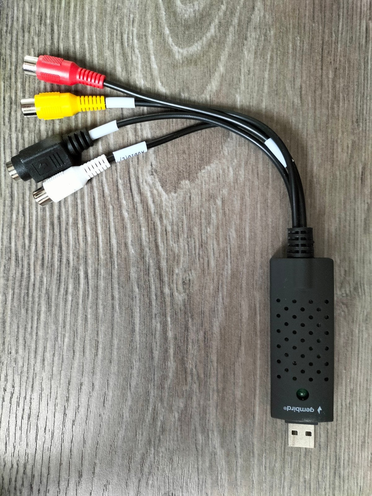 Gembird USB Video Grabber met RCA en S-Video ingangen, Ophalen of Verzenden, Zo goed als nieuw, Minder dan 2 meter, Overige kabels