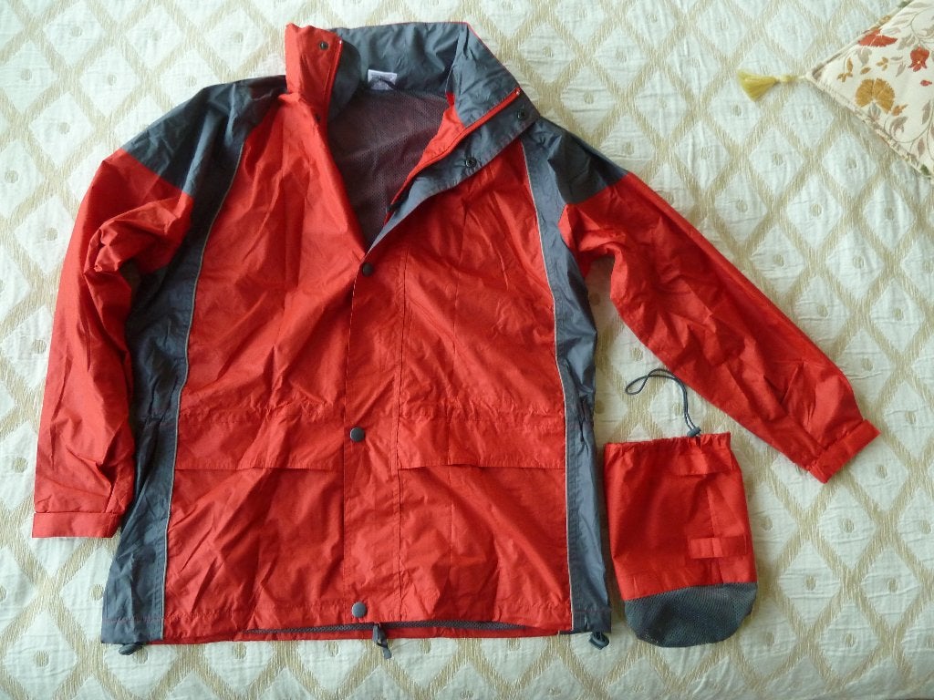 regenpak, broek en jack, Caravans en Kamperen, Regenkleding, Ophalen of Verzenden, Zo goed als nieuw, Regenpak