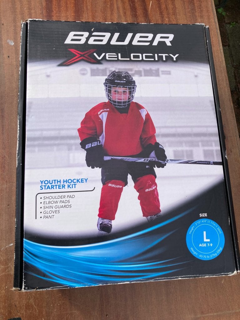 Bauer ijshockey starter kit, Ophalen of Verzenden, Gebruikt, Bescherming