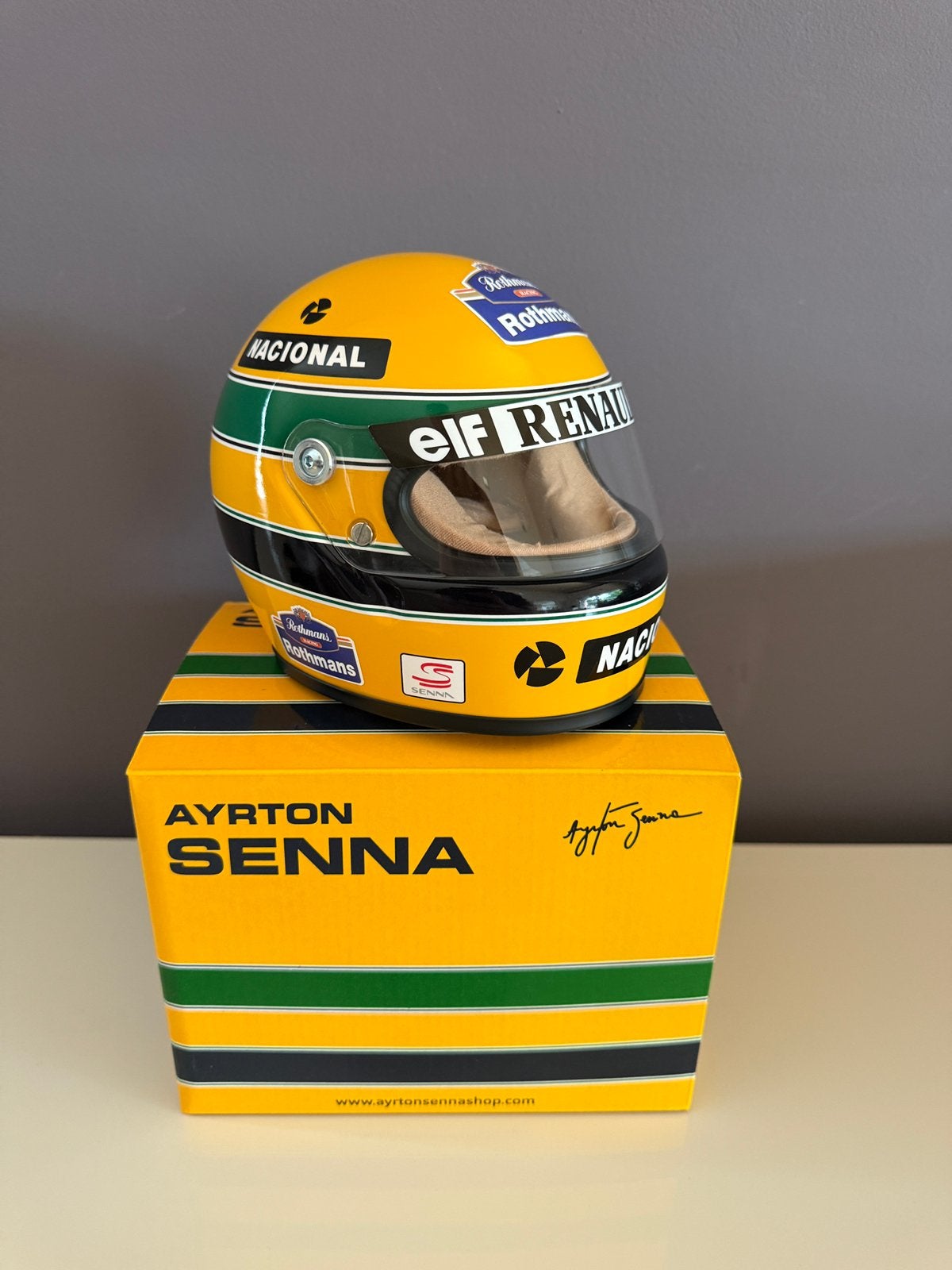 Senna Imola 1994 1:2 Helm Williams FW16 F1 Rothmans, Verzamelen, Automerken, Motoren en Formule 1, Ophalen of Verzenden, Zo goed als nieuw