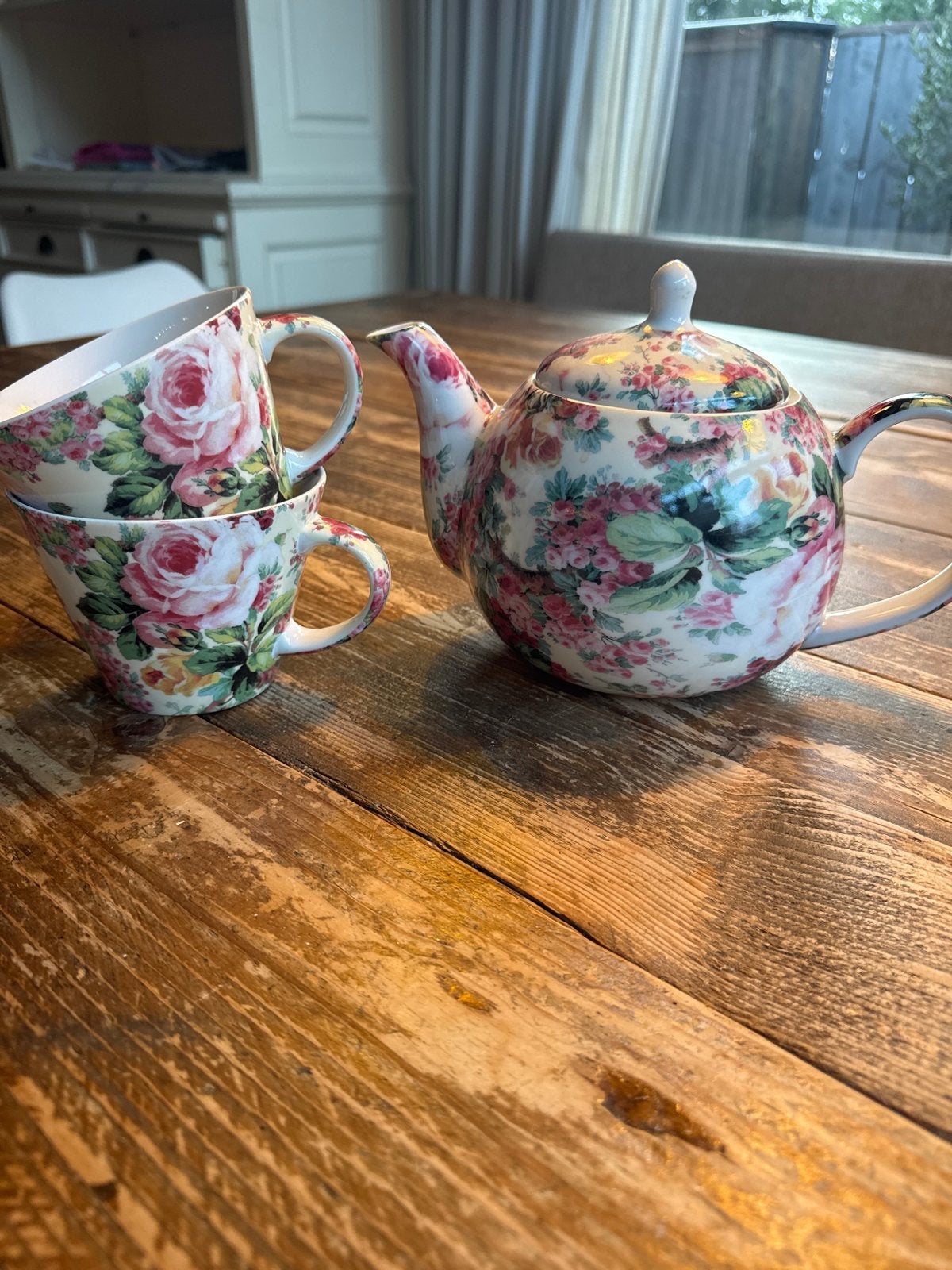 Theeset - Maxwell & Williams 'Rambling Rose', Ophalen of Verzenden