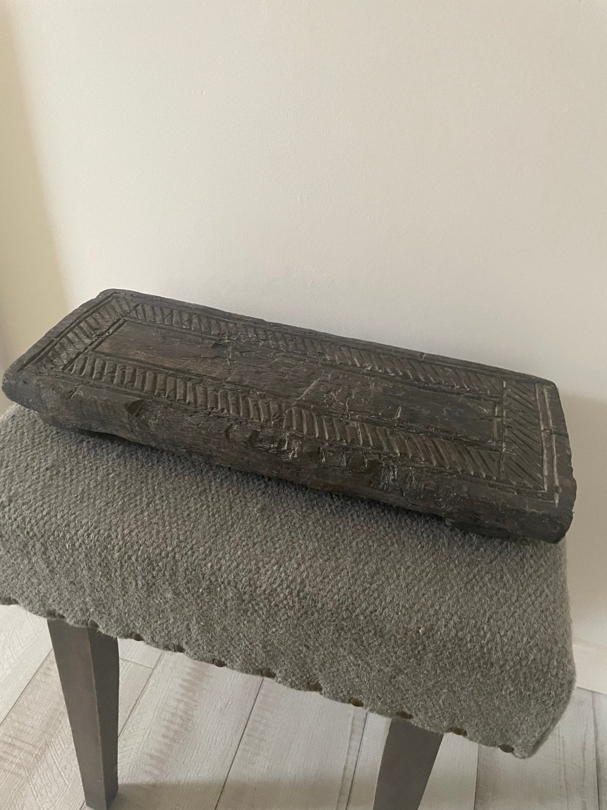 Aura Peeperkorn chapati schaal, Ophalen of Verzenden, Zo goed als nieuw, Rechthoekig, Hout