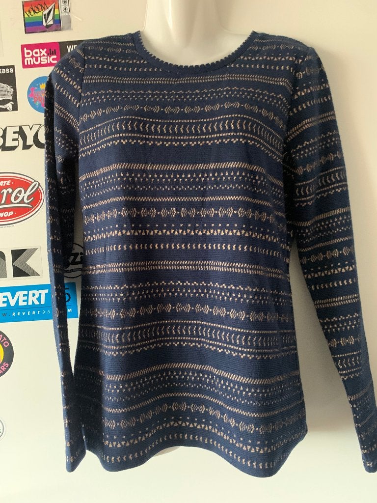 Leuk dames shirt maat s/m(nr.21 DM4), Maat 38/40 (M), Blauw, Ophalen of Verzenden, Zo goed als nieuw