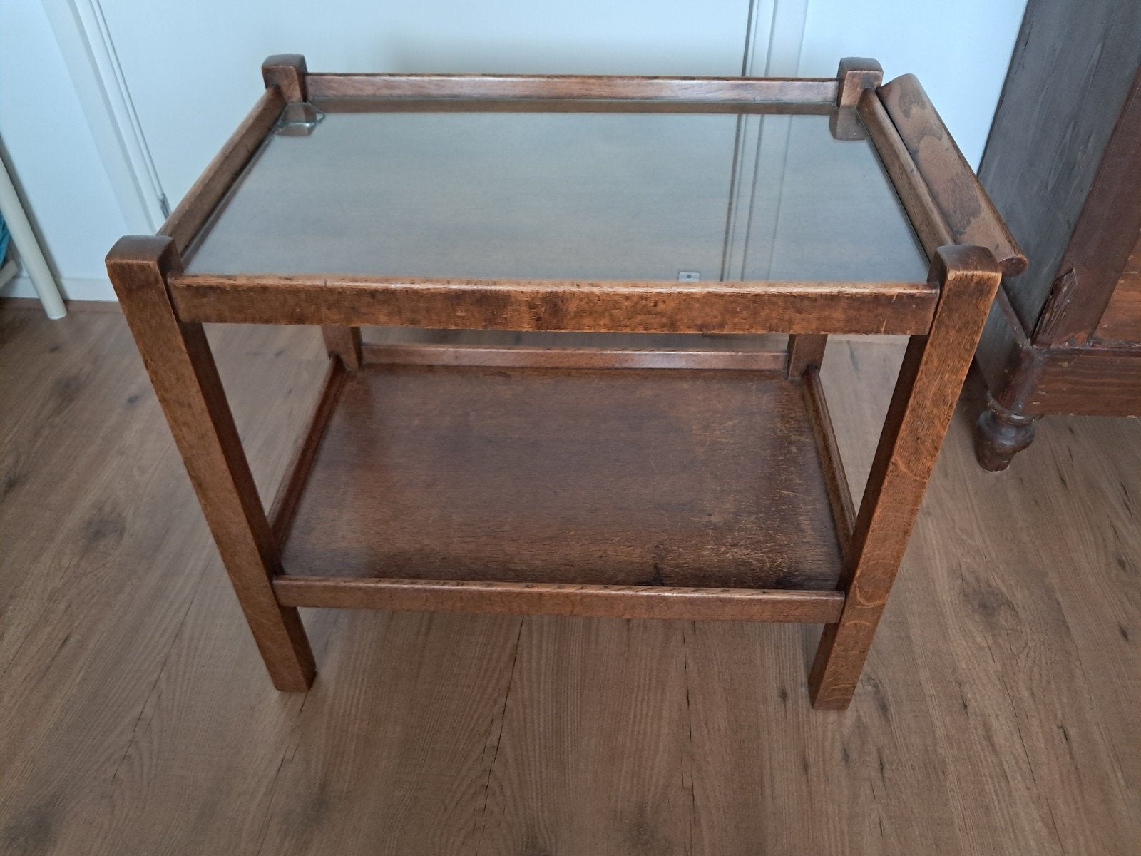 Vintage,  theetafeltje, tv-meubel,, Huis en Inrichting, Tafels | Bijzettafels, Ophalen of Verzenden, Rechthoekig, 75 cm of meer