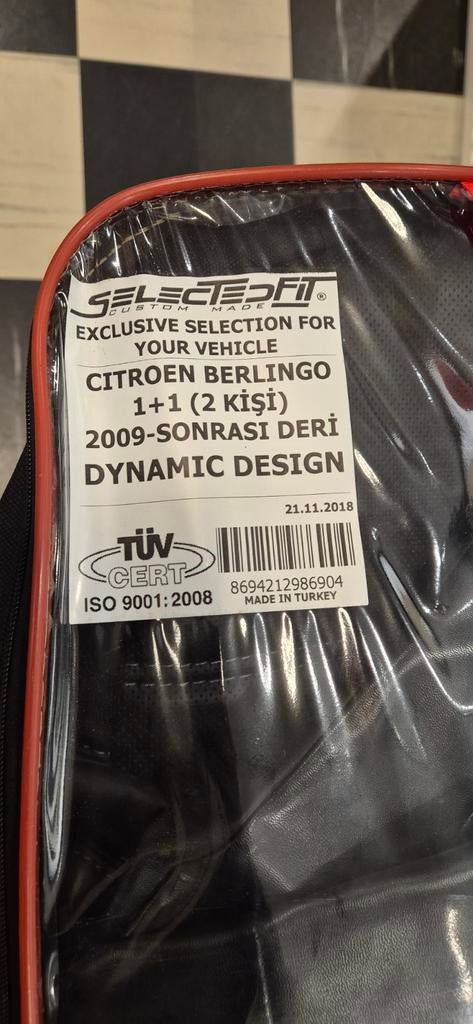 Stoelhoezen voor Citroën Berlingo (2009+) - Dynamic Design, Auto-onderdelen, Interieur en Bekleding, Ophalen of Verzenden, Nieuw