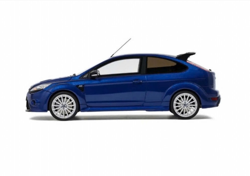 Ford Focus RS MK2 2009 blauw schaal 1/18 OTTO MOBILE OT1067, Verzenden, Nieuw, Auto, OttOMobile