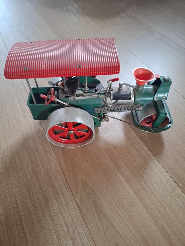 Vintage Wilesco D10 Stoomwals - Werkend Model, Antiek en Kunst, Antiek | Speelgoed, Ophalen of Verzenden